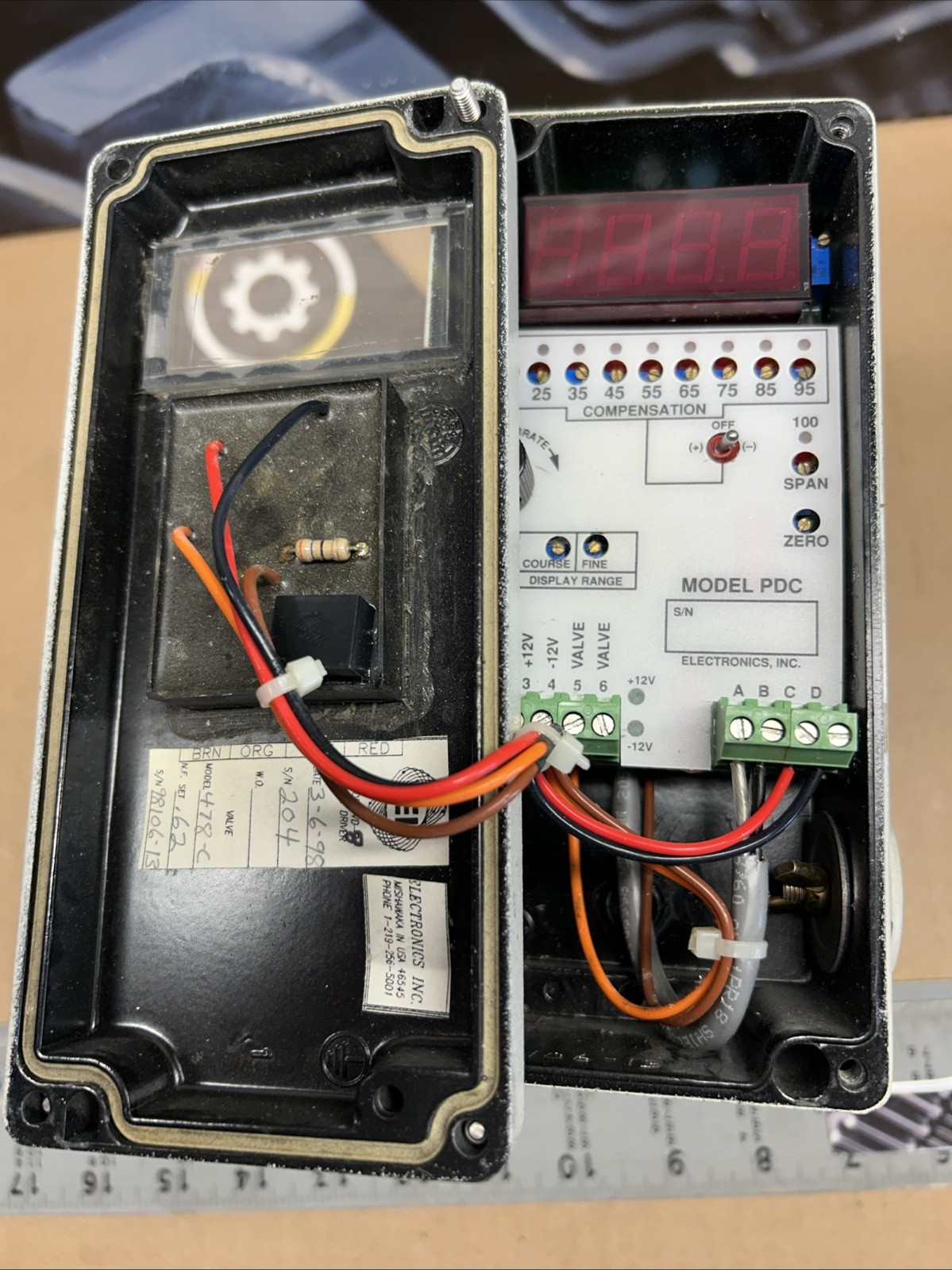 ELECTRONICS, Inc Model PDC Flow Control w/ VD-8 Valve Driver_LIGHT-USE*_WARRANTY