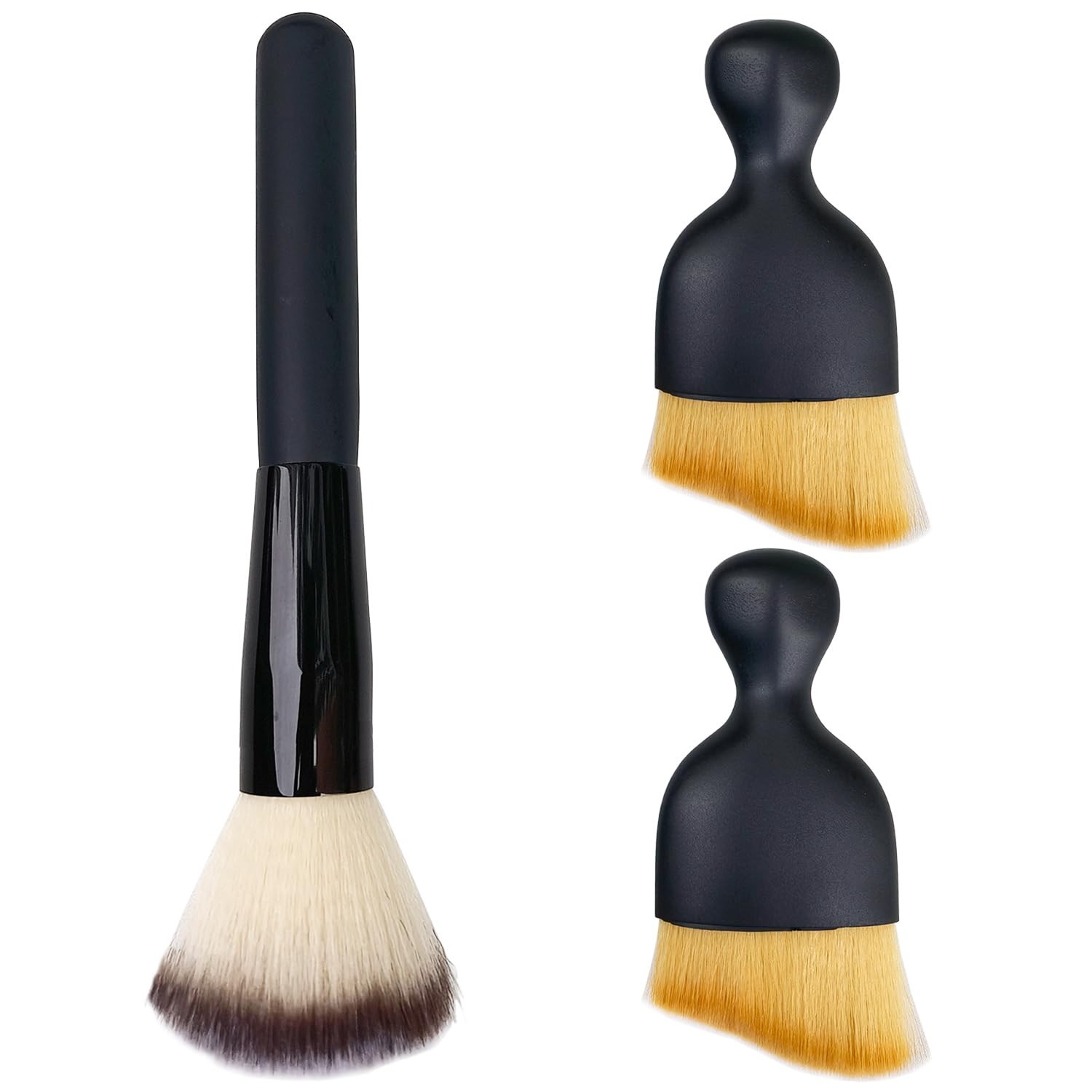 3 Pack Microfiber Duster, Small Dust Brushes, Feather Duster, Soft Fibers, Ef...