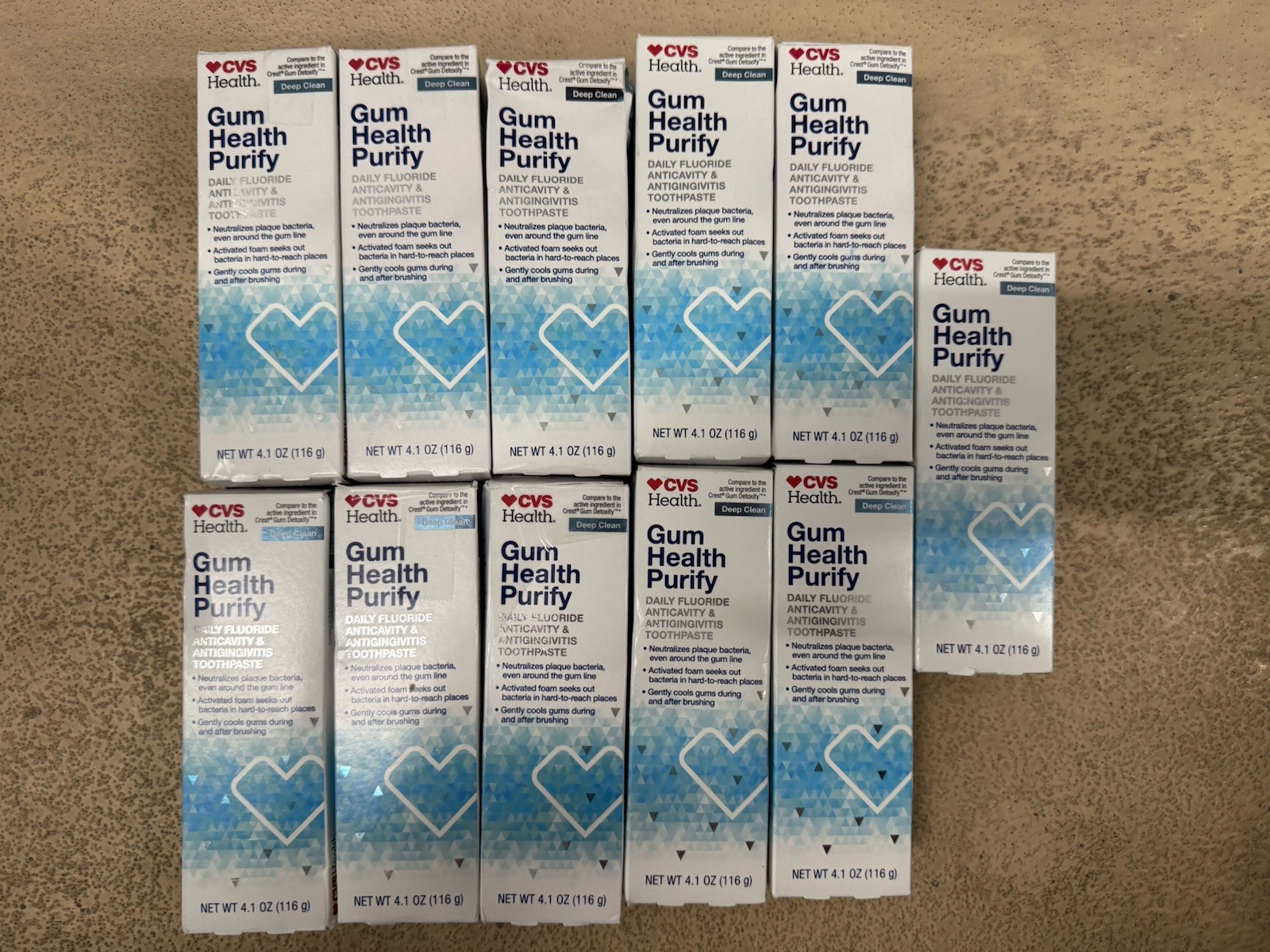 11x Lot CVS Enamel Repair & Gum Health, Gum Health Purify 4.1oz 10/26 To 4/27