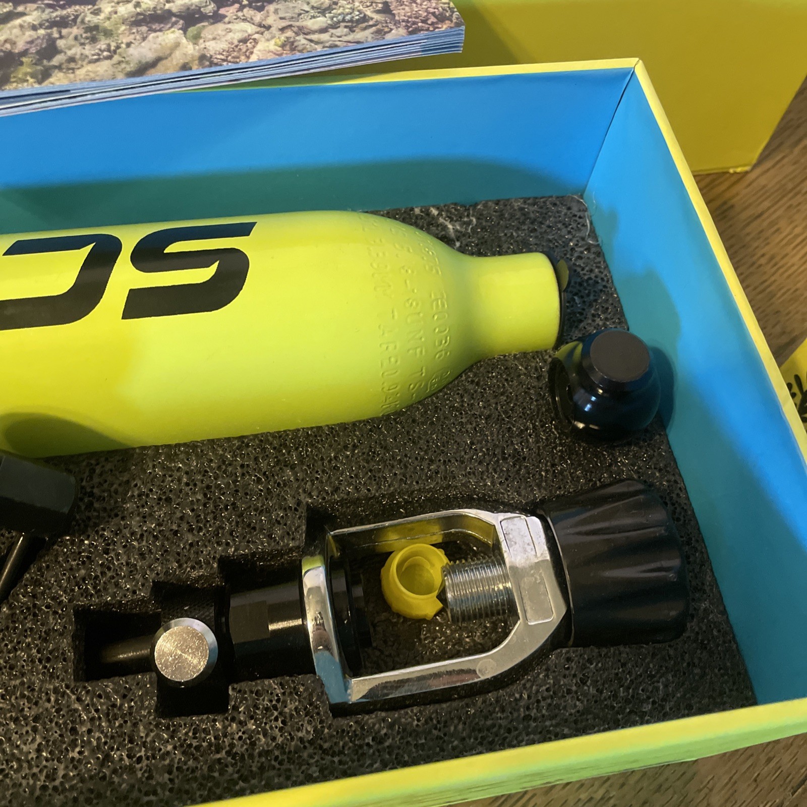 Scorkl Scuba (2) Regulator Tanks and Pump Bundle Pack