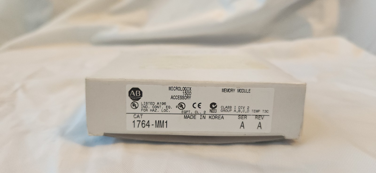 New! Allen-Bradley MicroLogix 1500 Memory Module 1764-MM1 Old Stock