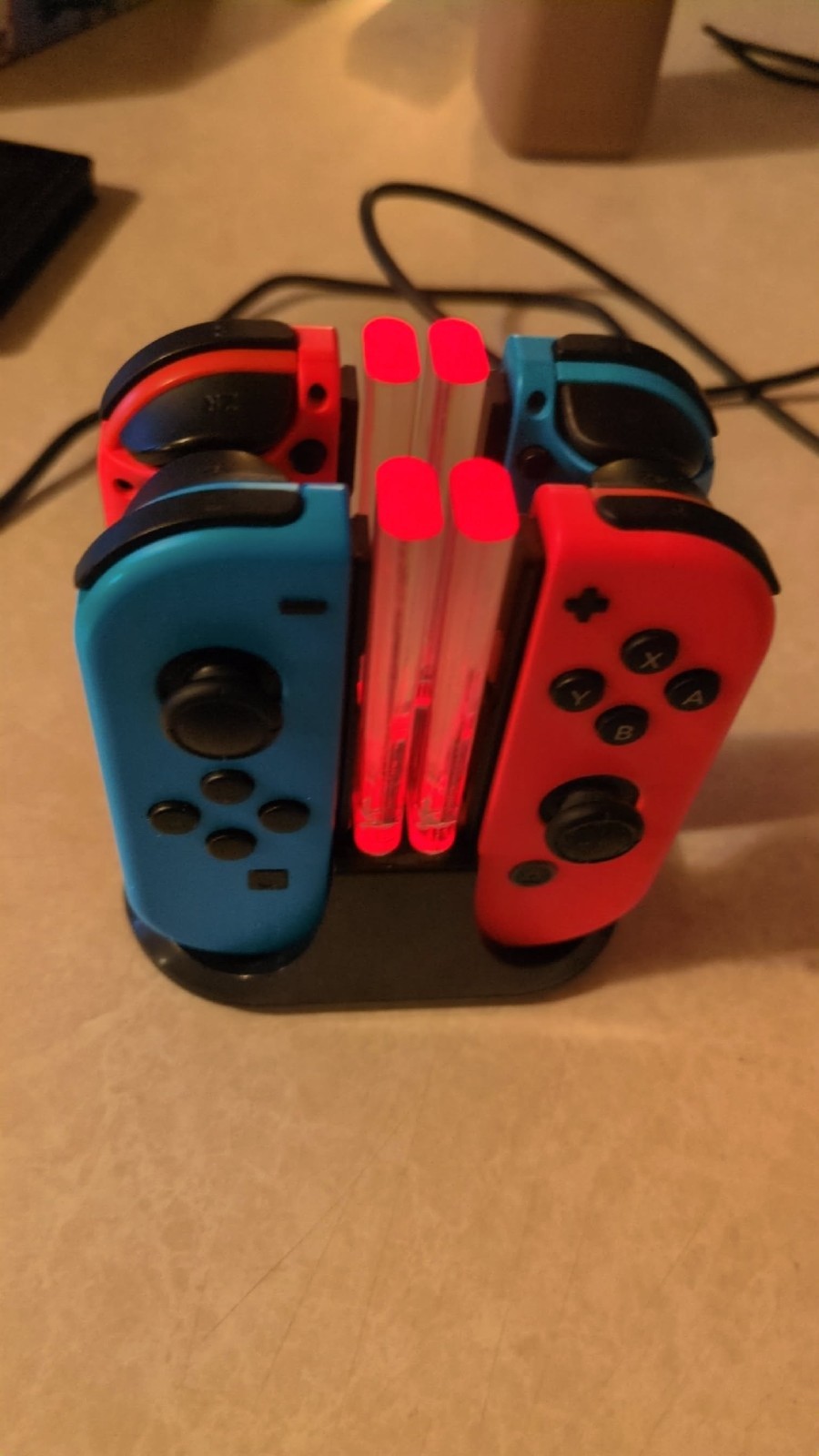 Nintendo Switch Joy-Con Light Up Charging Dock Neon Charging Dock Only