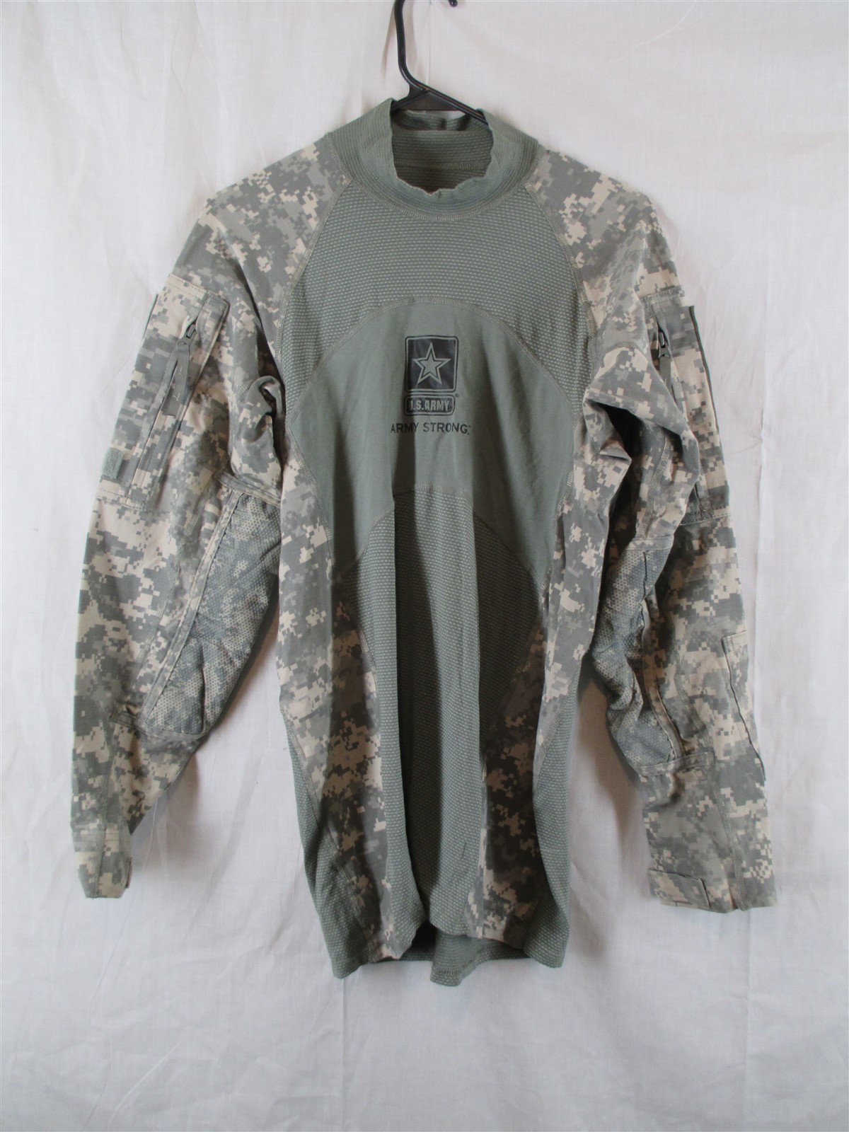 ACS Small Digital Camo Army Strong Logo Army Combat Shirt USGI ACU