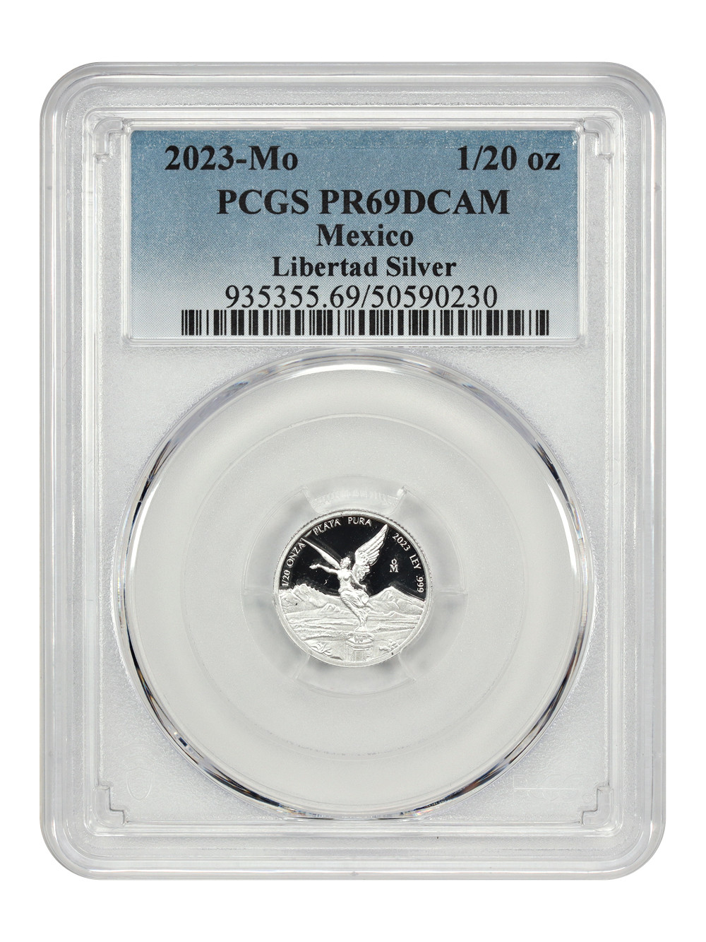 Mexico: 2023-Mo 1/20 Onza Silver PCGS PR69DCAM (Libertad) - Other