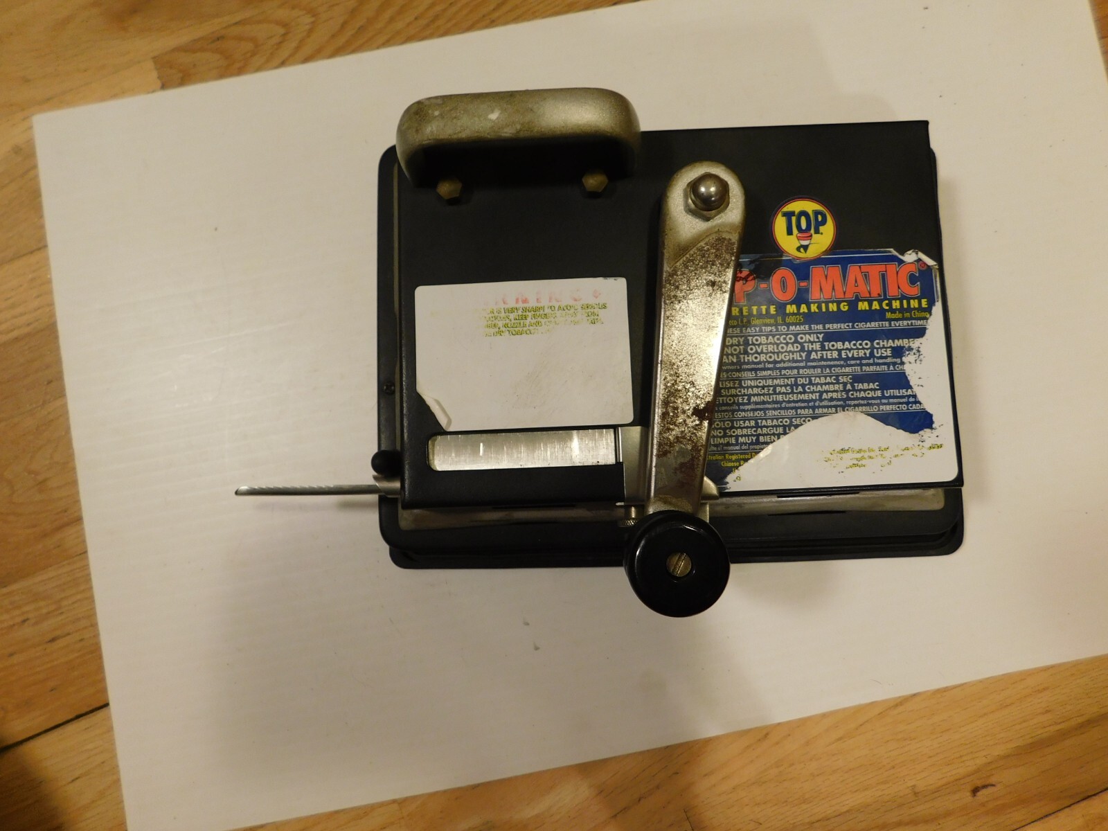 Top-O-Matic Rolling Machine