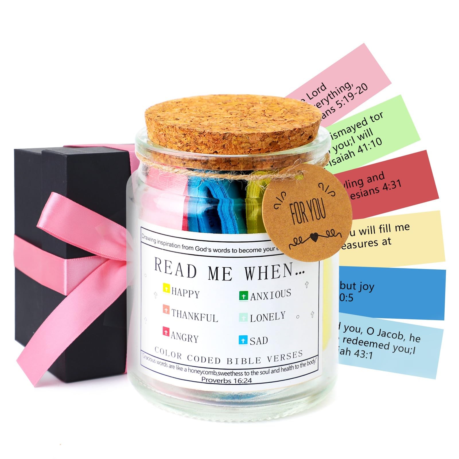 Bible Verse Jar, Mothers Day Gifts, Gifts Jar For Emotions And Feelings