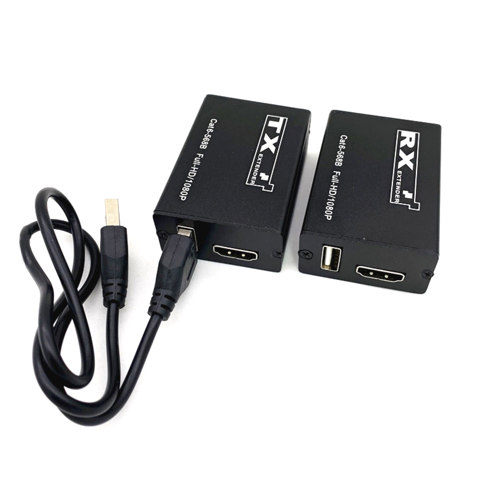 New USB KVM HDMI Extender RJ45 Cat6 Ethernet Network Cable For DVR NVR Recorder