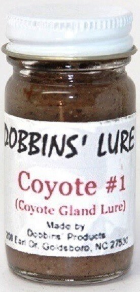 Coyote #1 - Coyote Gland Lure - Dobbins Lures 1 Ounce Jar Trapping Supplies