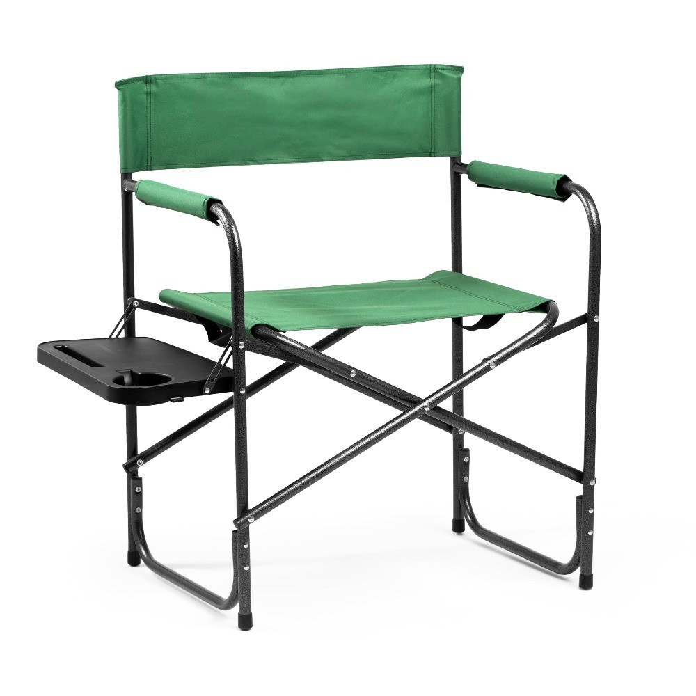 Director Chair with Side Table, Adult, Green