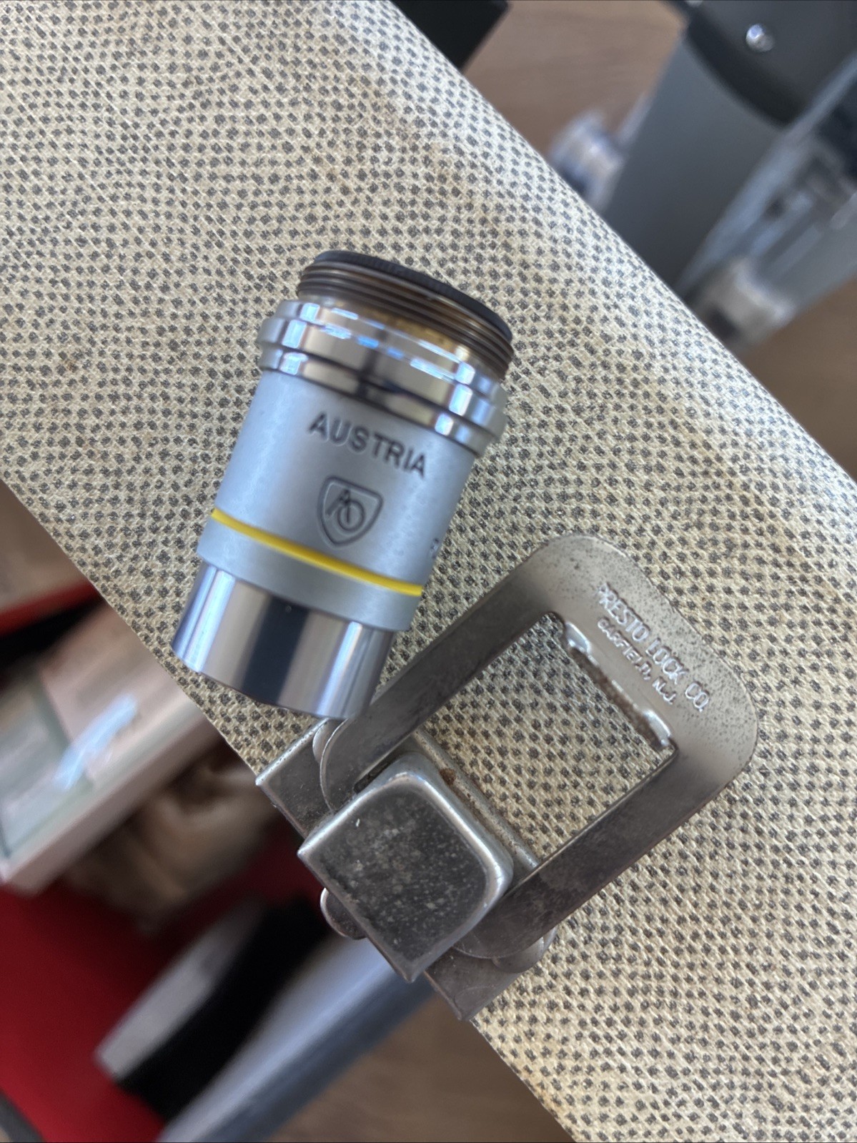 American Optical Spencer Microscope With Case From Estate