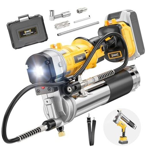 Cordless Grease Gun Compatible Compatible with Dewalt 20V Battery(Tool Only)