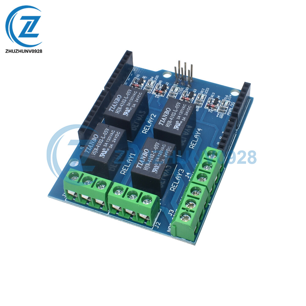 4 Channel Relay Control Board Relay Expansion Board for Arduino UNO R3 Mega 2560