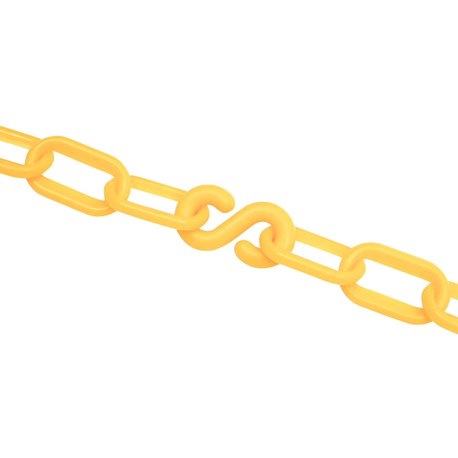 200FT Connected Safety Chain Link Plastic Barrier Chain Crowd Control Barrier