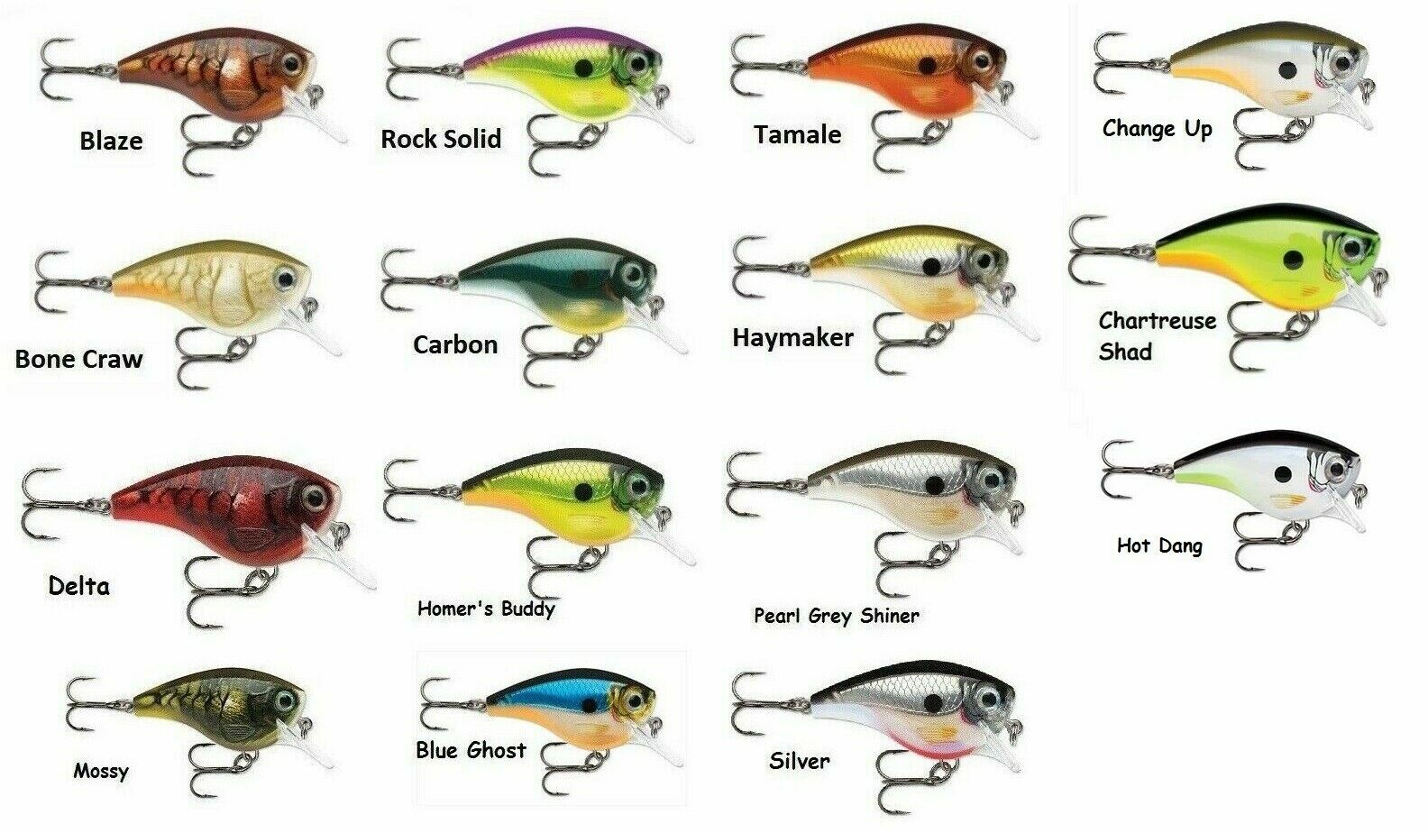 Rapala Balsa Xtreme BX Brat 06 Squarebill Crankbait