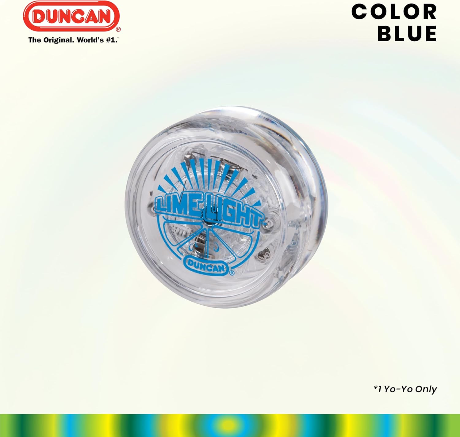 Duncan Toys Limelight LED Light-Up Yo-Yo, Beginner Level with Blue