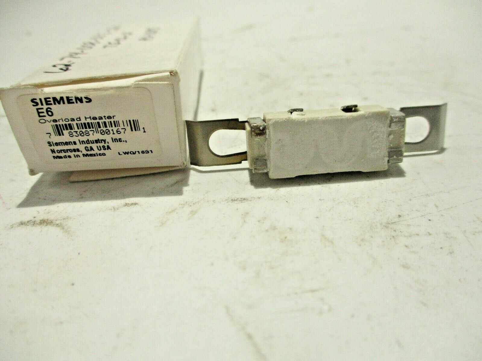 NEW SIEMENS FURNAS E6 OVERLOAD HEATER