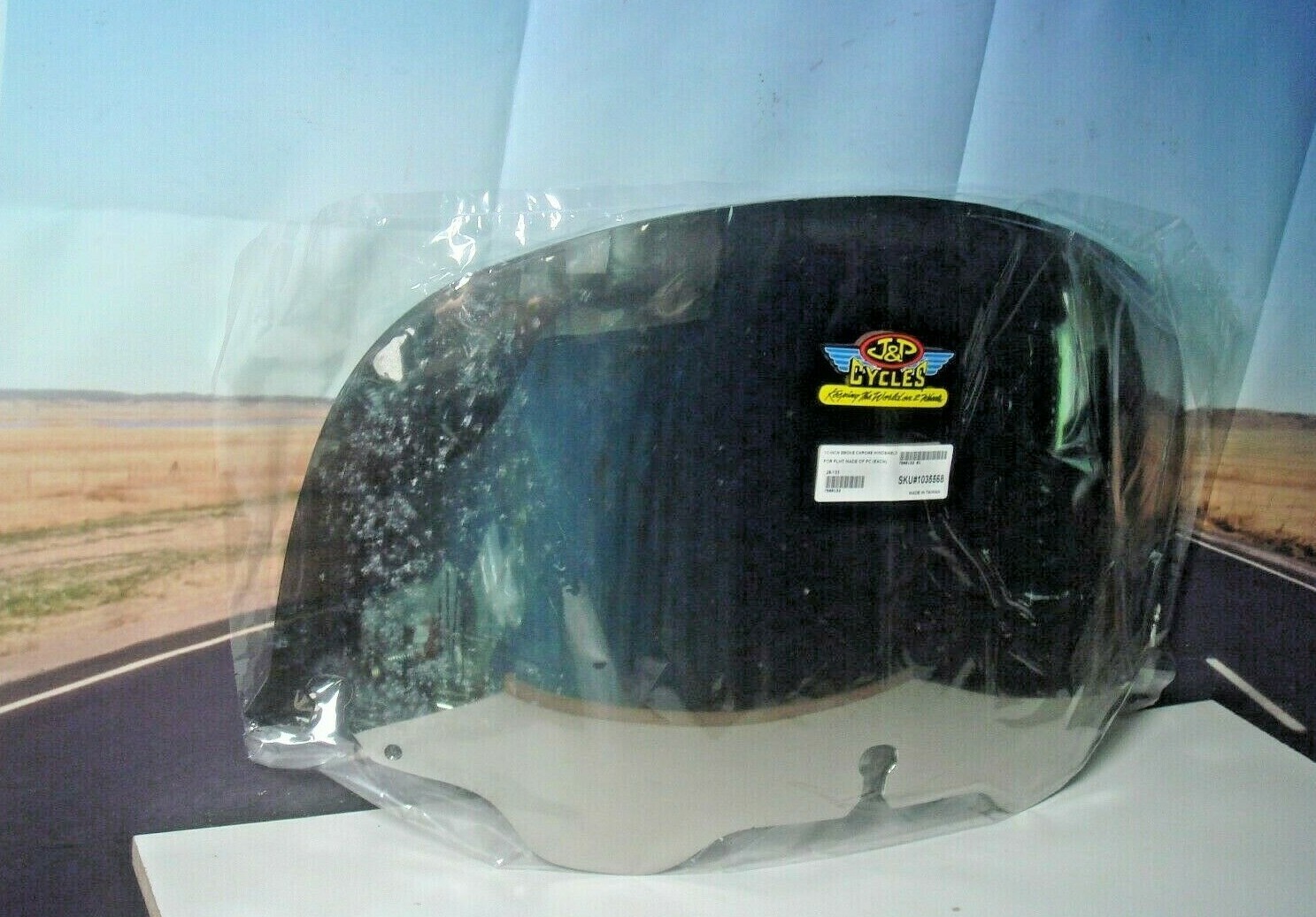 Harley FLH Chrome Windshield Smoke Air-Blade 10″ Polycarbonate 1996-2013 Tour Y1