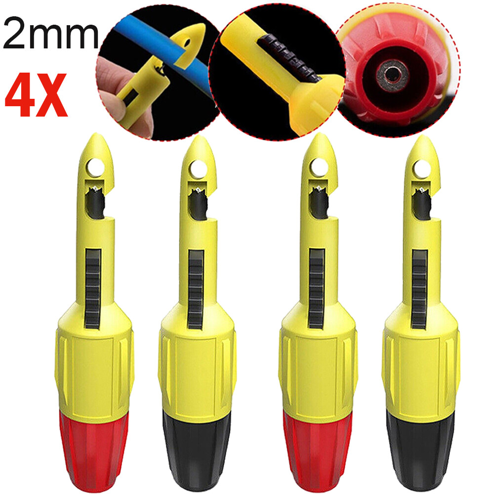 4PCS Automotive Repair Wire Piercing Puncture Probe Test Clip with 2mm Jack NEW