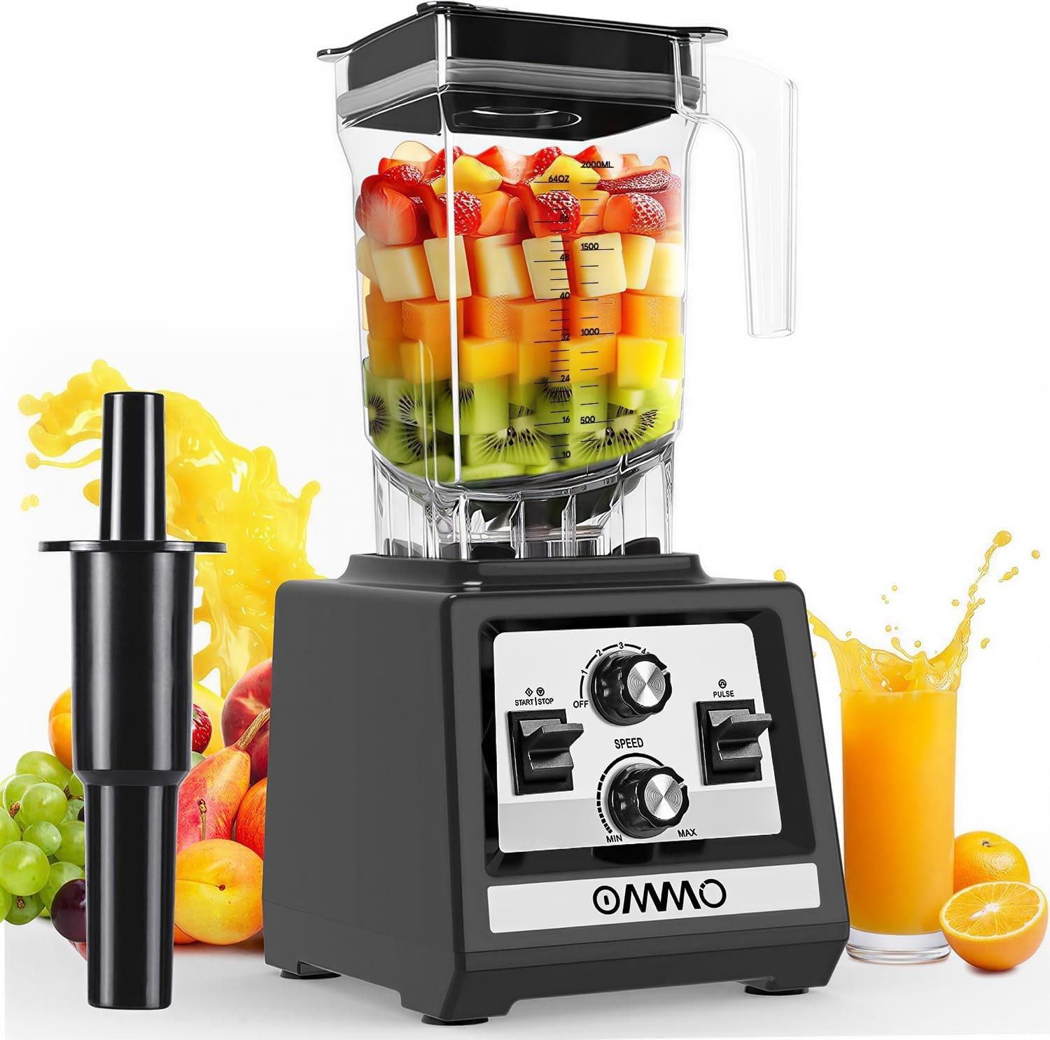 Licuadora Oster 1800W Profesional Industrial Blender Para Batidos Kitchen NEW US