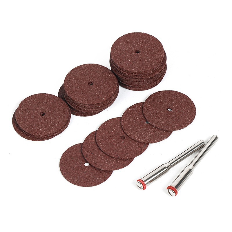 60X Cutting Disc Sanding Wheel Saw Cutter Mandrel Set Rotary Tool Accessories