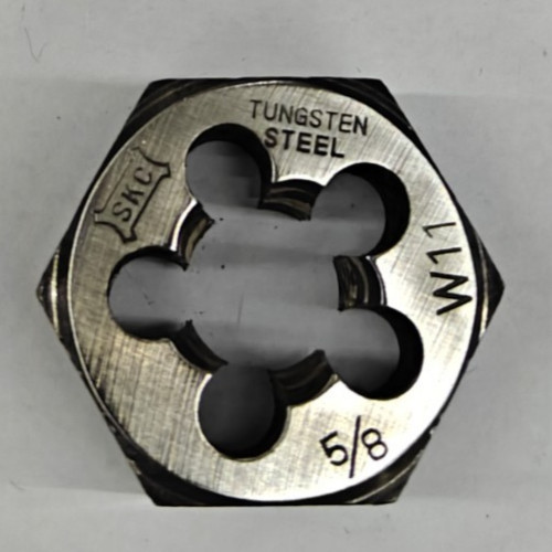 SKC 5/8"-11 BSW Hex Die Tungsten Steel - British Standard Whitworth