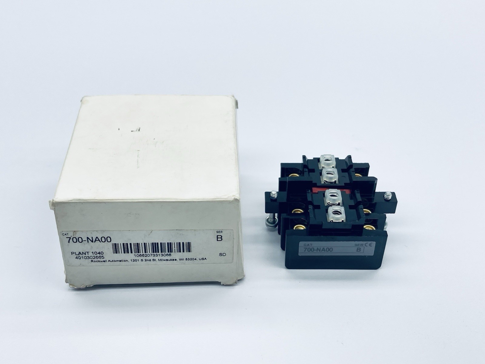 ALLEN BRADLEY 700-NA00 Front Deck Without Contact Cartridges Relay Accessorie B