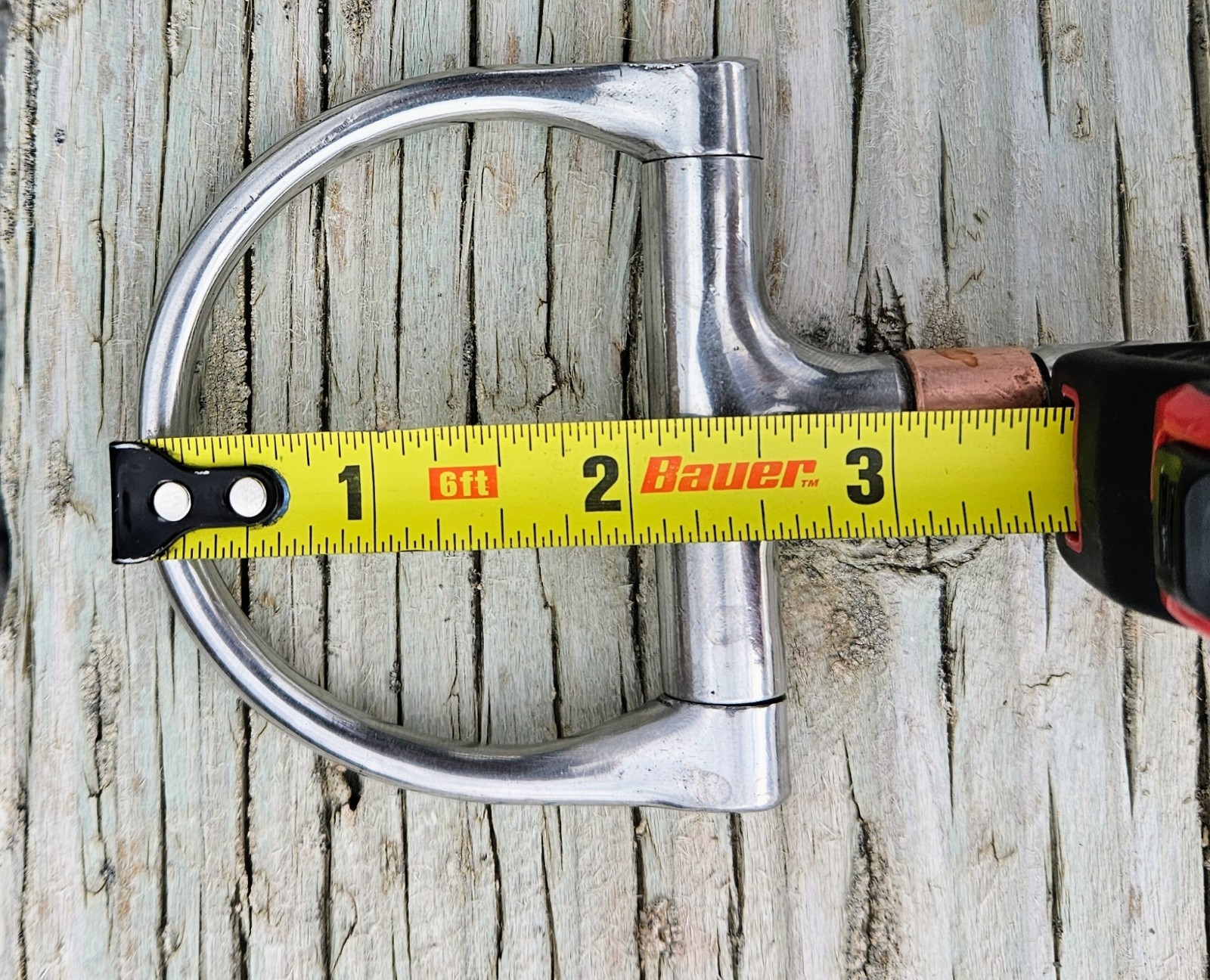 Dee Ring Snaffle Bit - Copper Rollers - Stainless Steel - 5" mouth