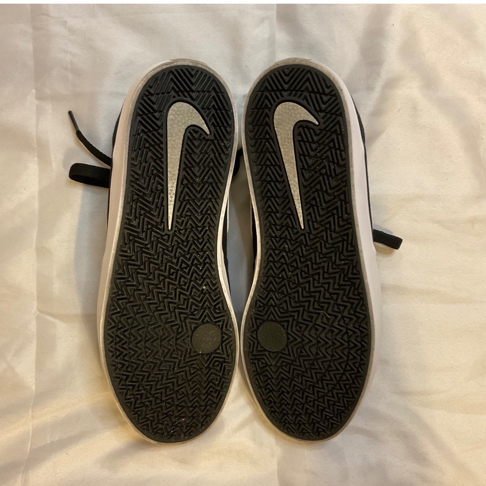 Nike SB Zoom Stefan Janoski Canvas Black White Skate Shoes Mens Size 9