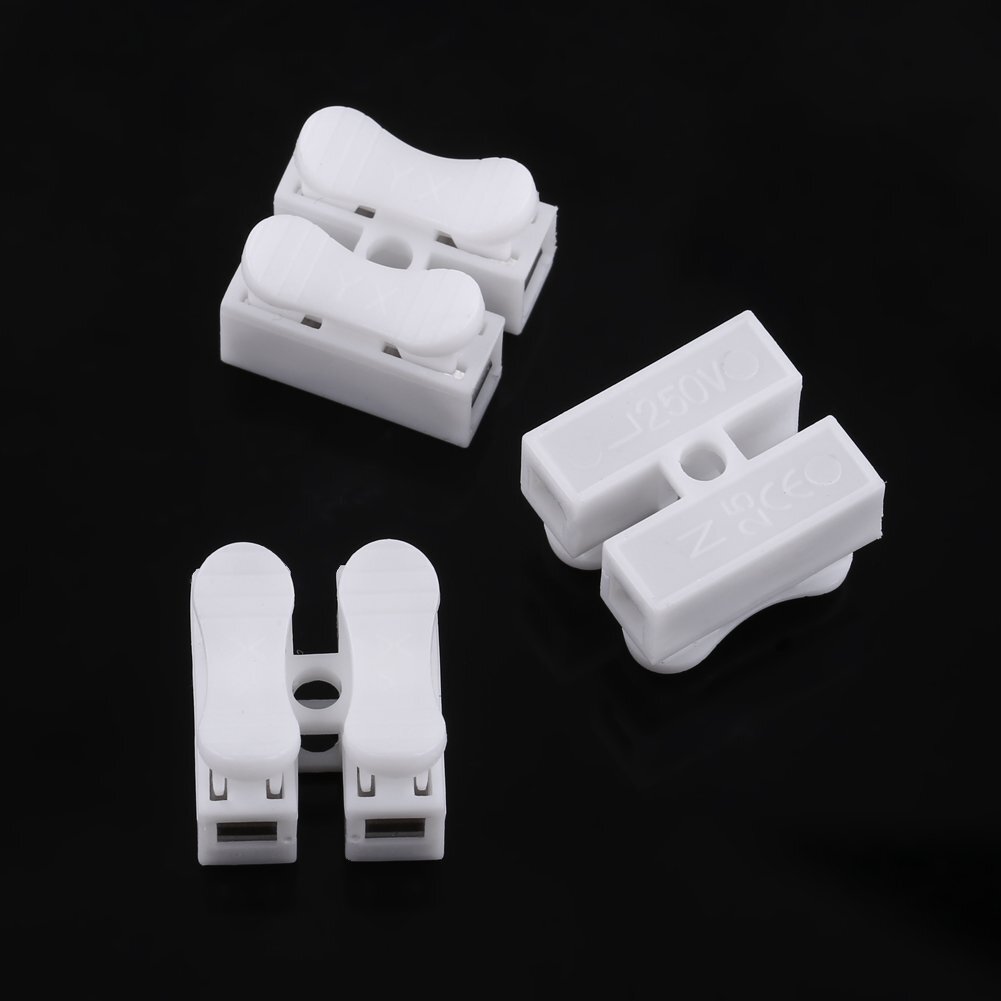 Push Quick Wire Cable Connector,White Wiring Terminal ,100Pcs