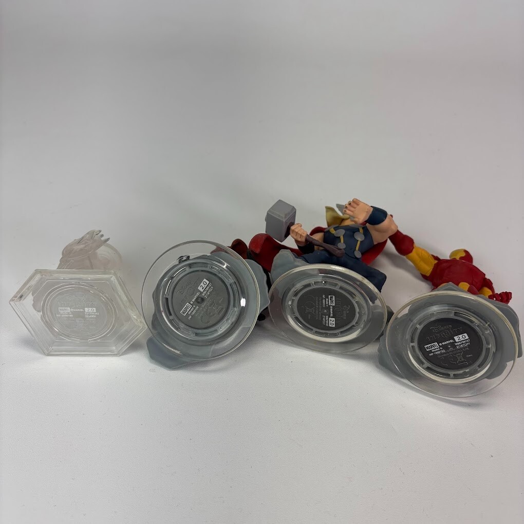 Disney Infinity 2.0 Avengers Iron Man Thor Black Widow Characters Figures Lot 4