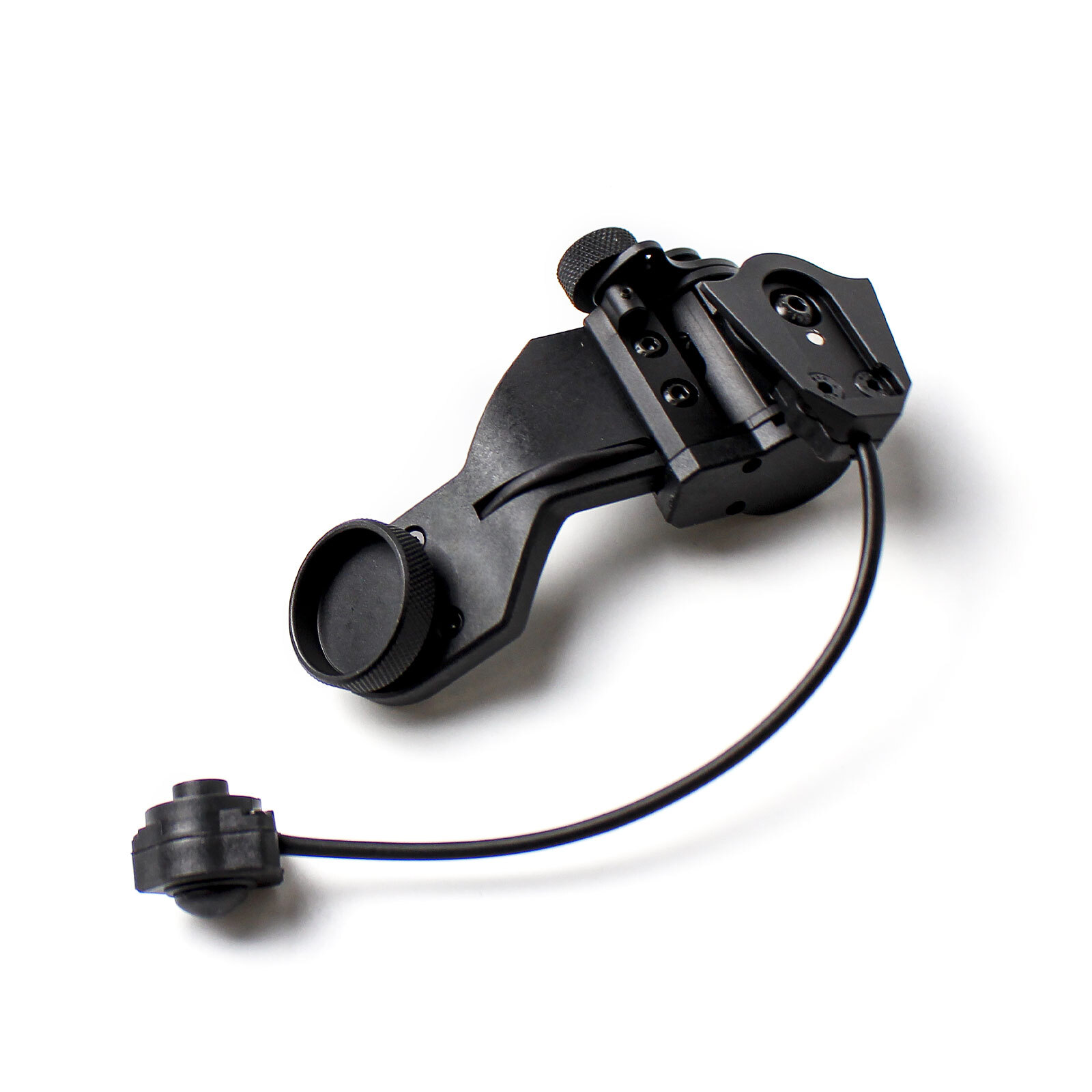 J Arm Helmet Mount NVG Dovetail Bracket With Remote Pressure Switch For PVS-14