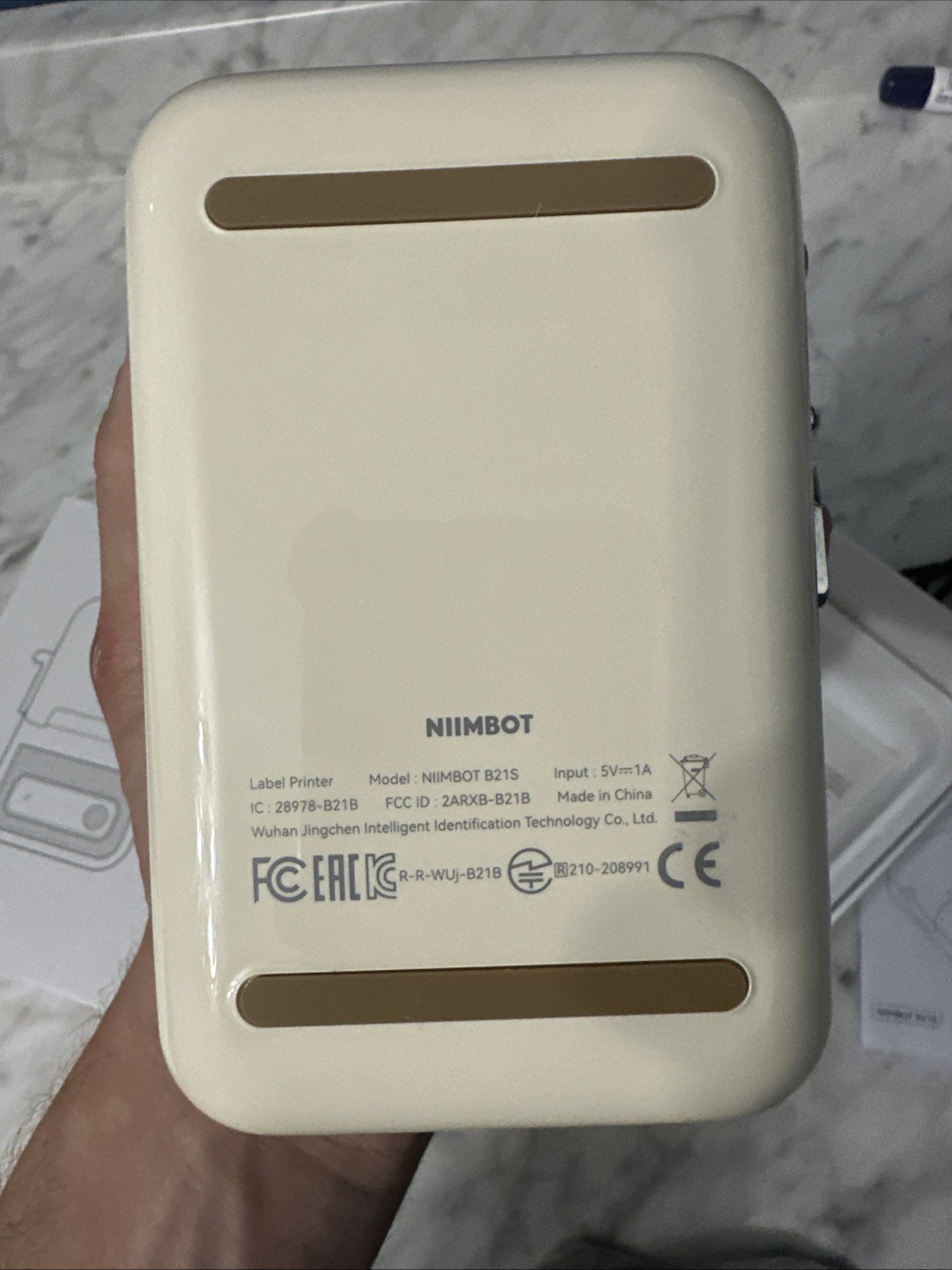 NIIMBOT B21S Smart Label Printer Open Box