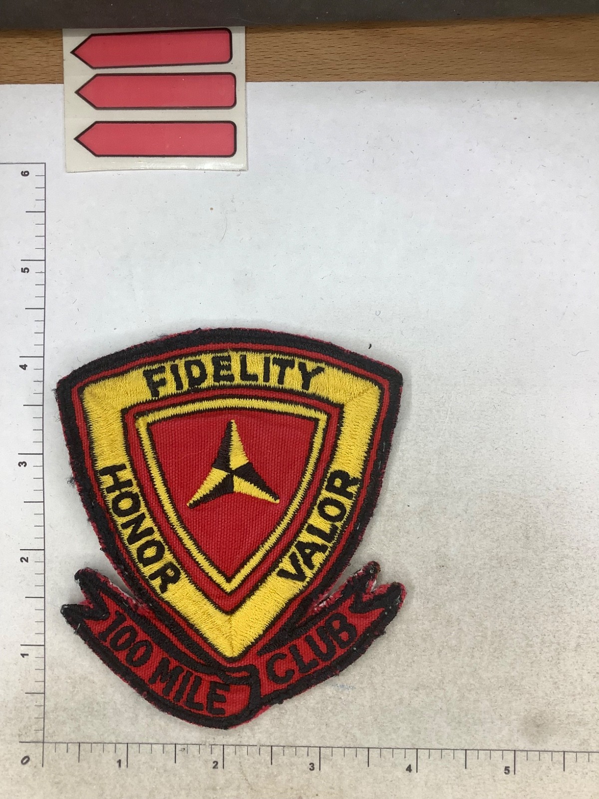 VINTAGE  THEATER MADE USMC 3RD DIV 100 MILE CLUB PATCH