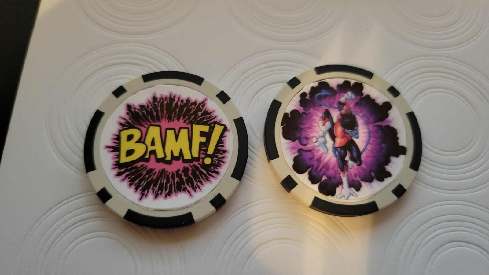 Heroclix Marvel X-Men '97 Custom BAMF Token Marker for Nightcrawler