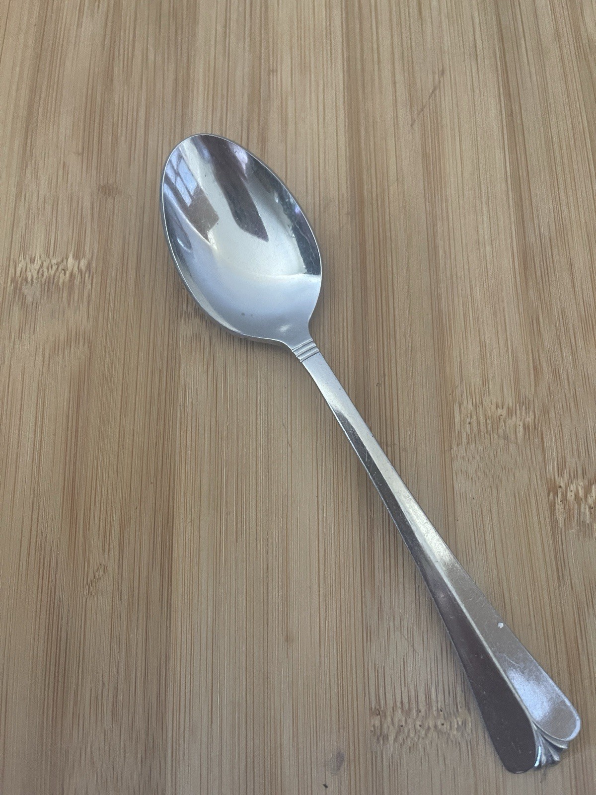 Stanley Roberts COUNTRY SHELL Stainless Glossy Plume Tip Stainless TEASPOON  6"