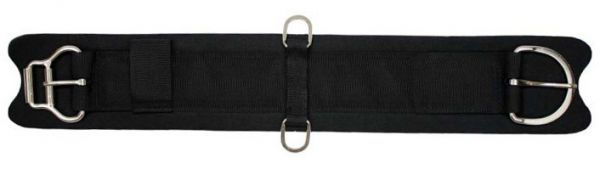 Western Horse Saddle Cinch / Girth Black Felt w/ Roller Buckle  30" 32" 34" 36"