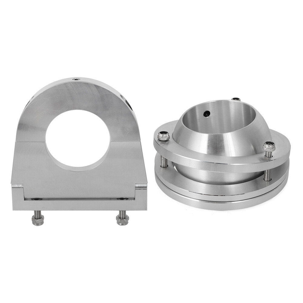 2" Swivel Base Floor Mount & 2 1/2" Polished Steering Column Drop For GM Street