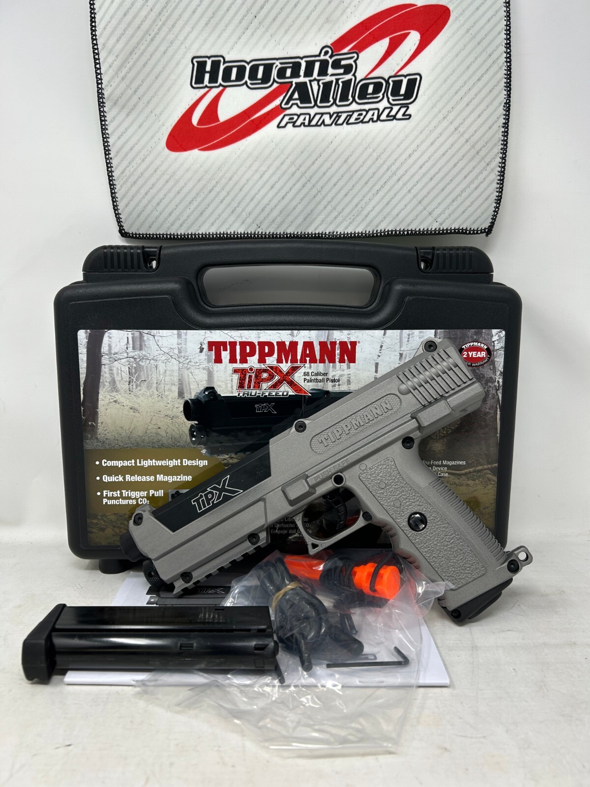 Tippmann TiPX .68 Caliber Magazine Fed Paintball Marker - Grey