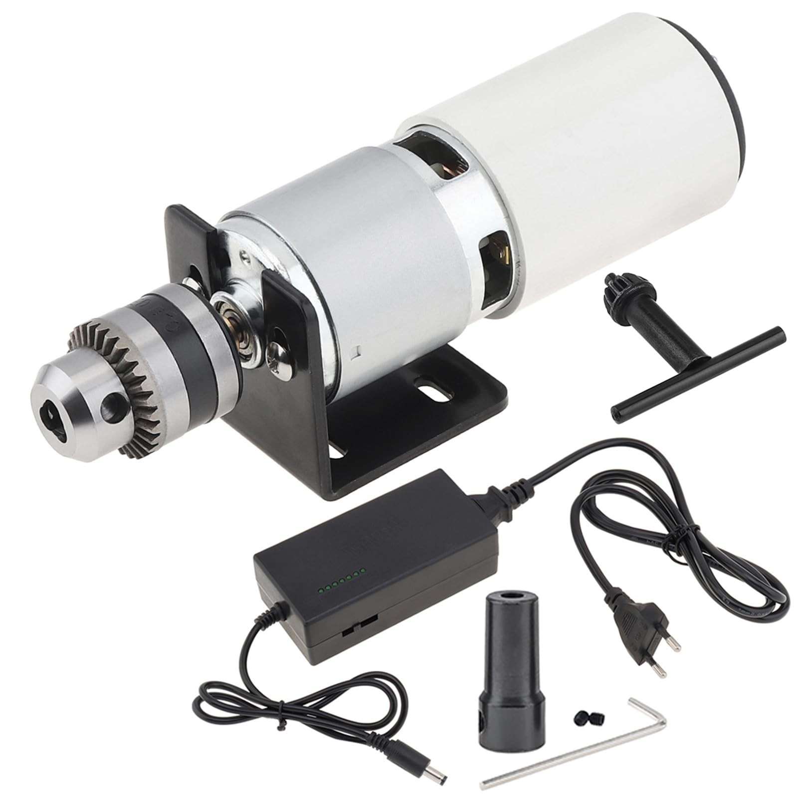 775 DC Motor Table Drill 0.66mm B10 Chuck Mini Electric Milling Bracket