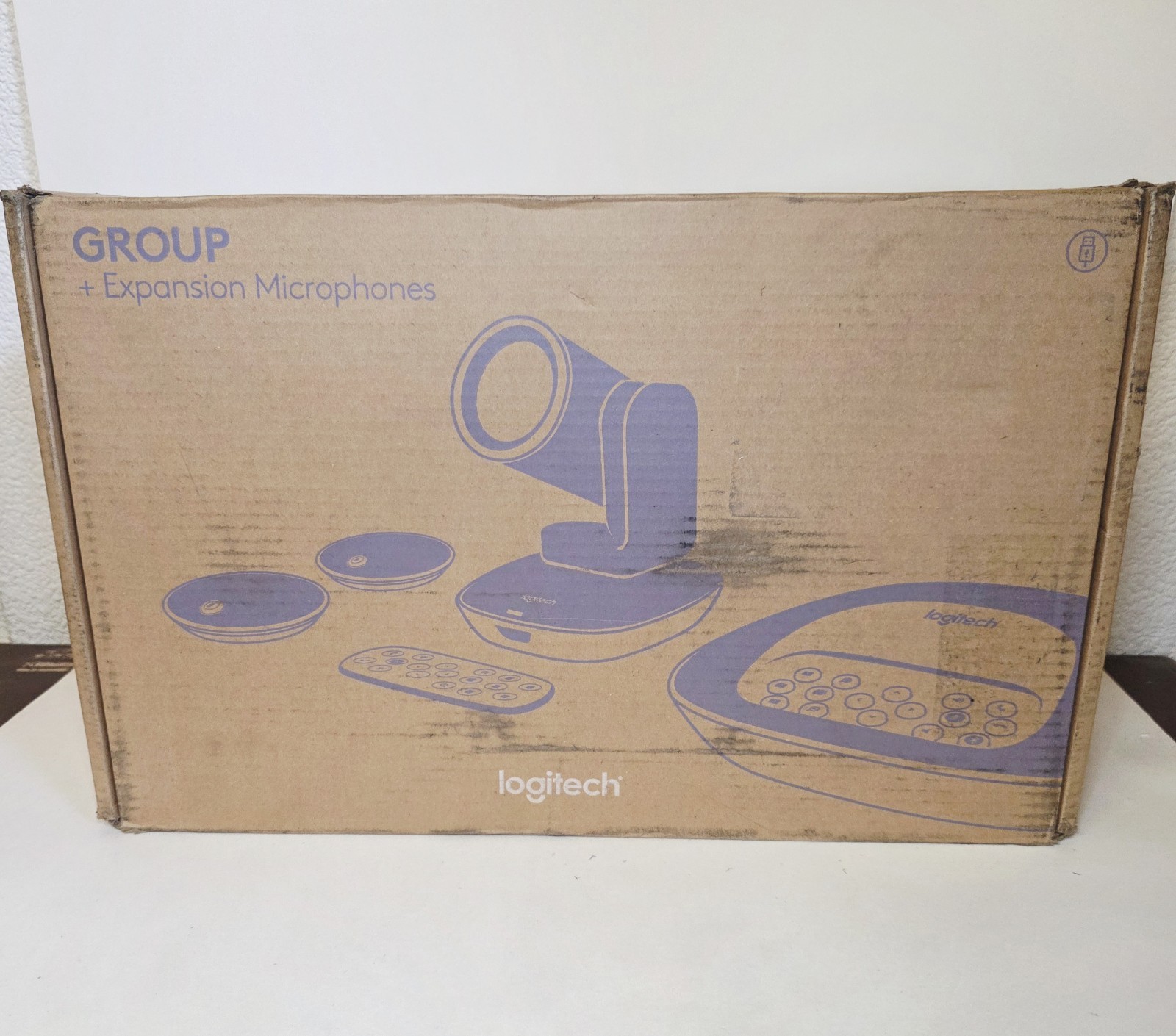 Logitech Group Video Conferencing Bundle + Expansion Mics 960-001060 SEALED