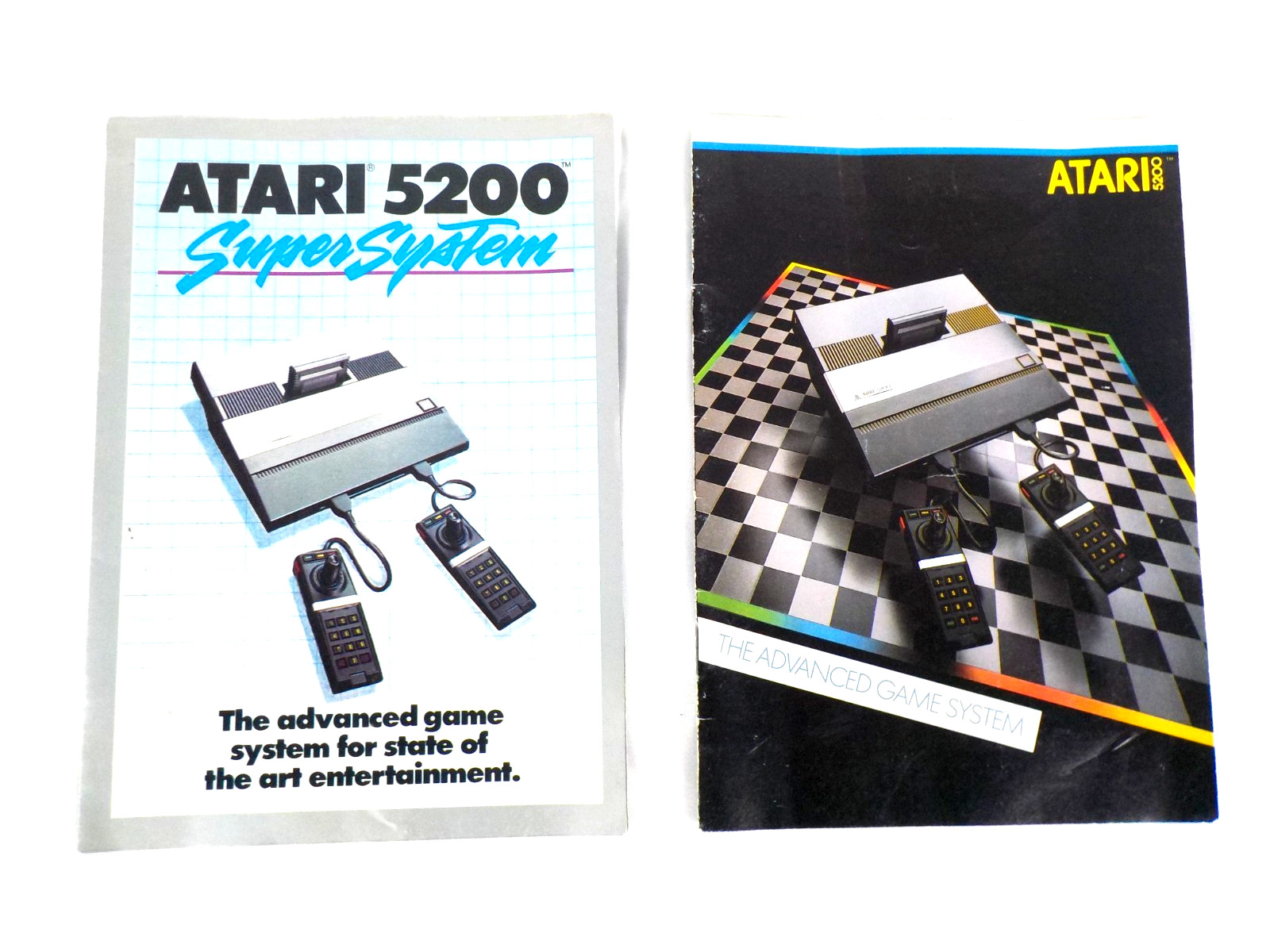 Vintage 1983 Atari 5200 System & Game & Cartridge Catalogs Set