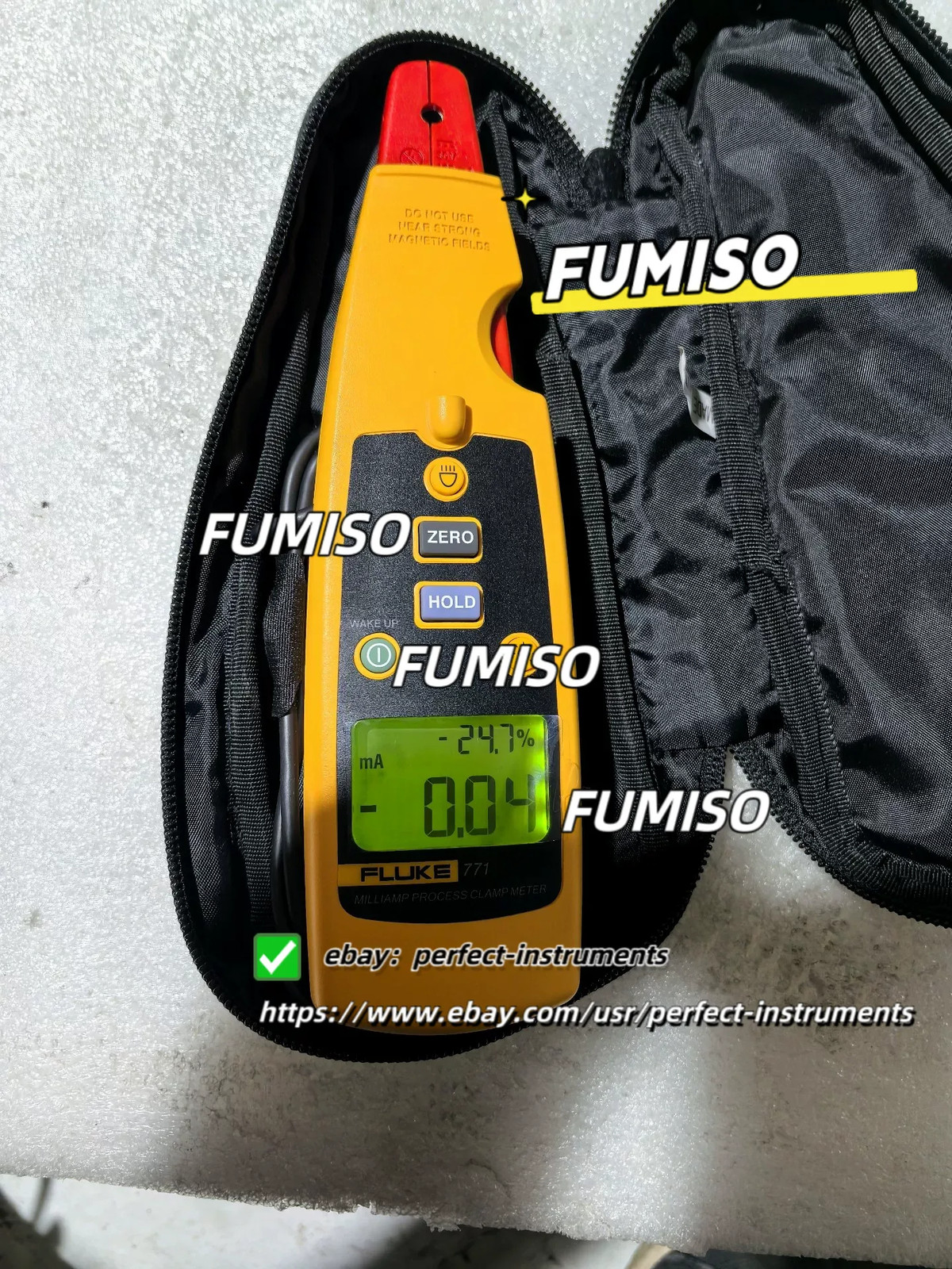 Fluke 771 mA MilliAmp Process Clamp Meter Calibrator#per
