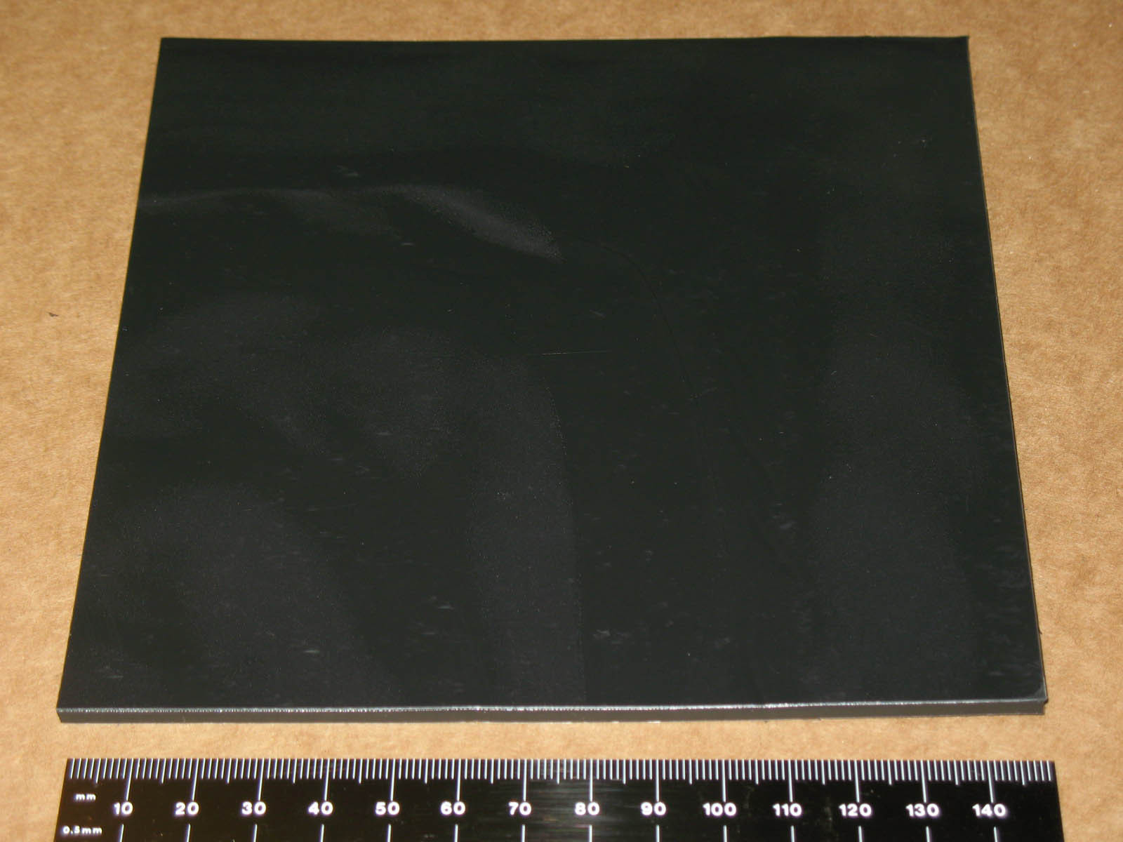 Sorbothane® SHEET 6X6x1/8IN VIBRATION ISOLATION RUBBER PAD 150MM SQUAREx3.2 70D