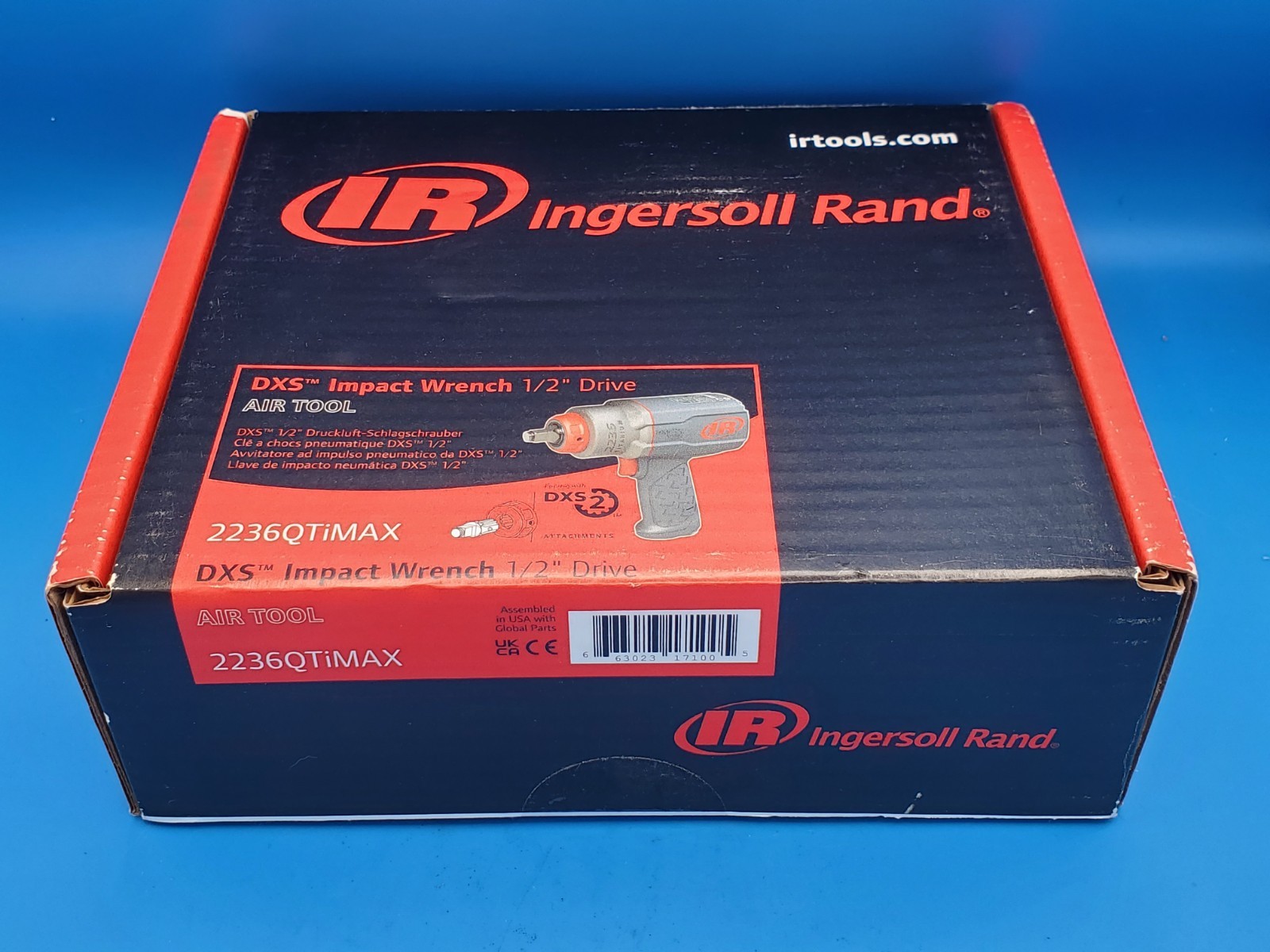 Ingersoll Rand 2236QTIMAX DXS 1/2" Air Impact Wrench MADE IN USA