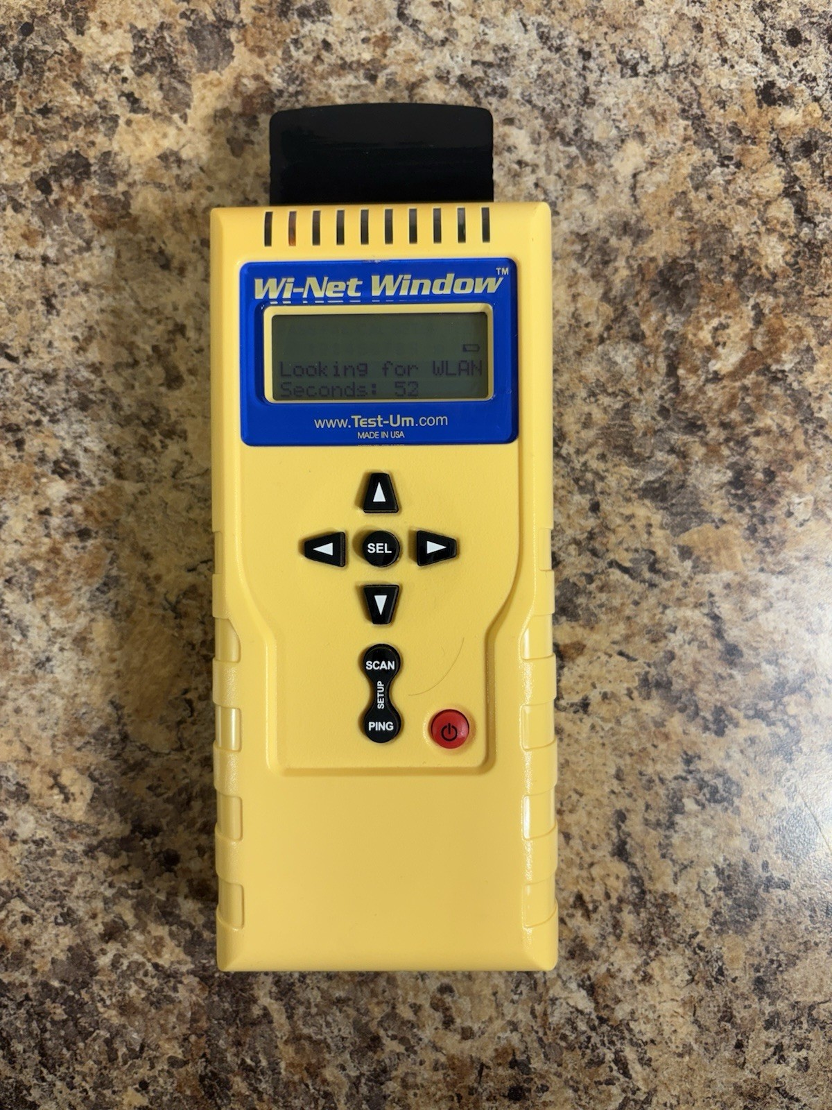 Wi-Net Window Wireless Network Analyzer Scanner Pinger Tester WP150 Test-Um MINT