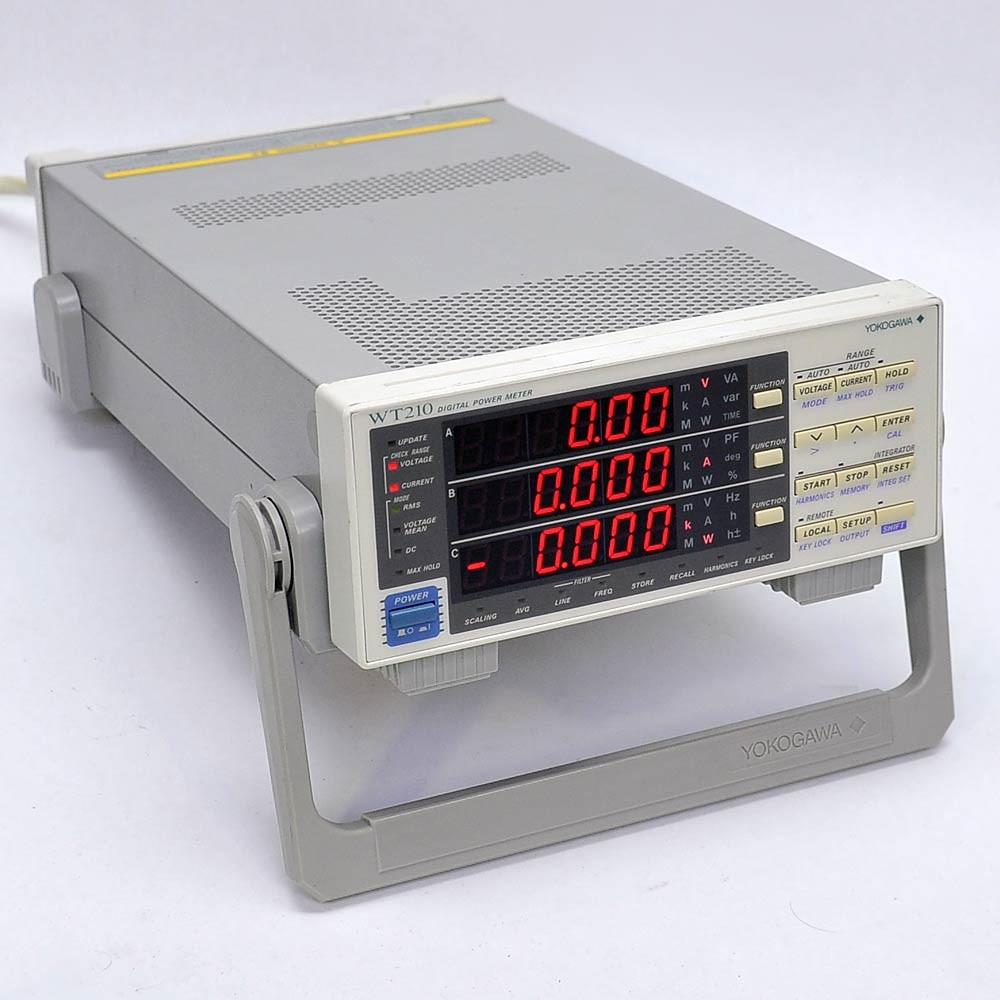 Yokogawa WT210 Digital Power Meter 760401-D/C2 1 Phase with RS-232-C Interface