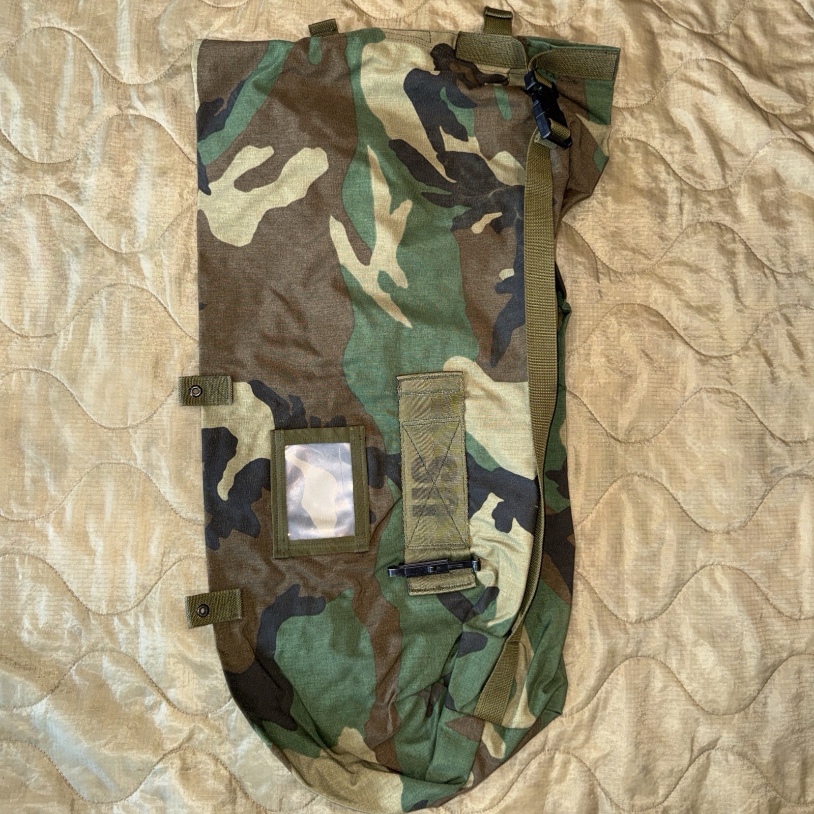 MOLLE II Woodland Camo Compression Stuff Sack
