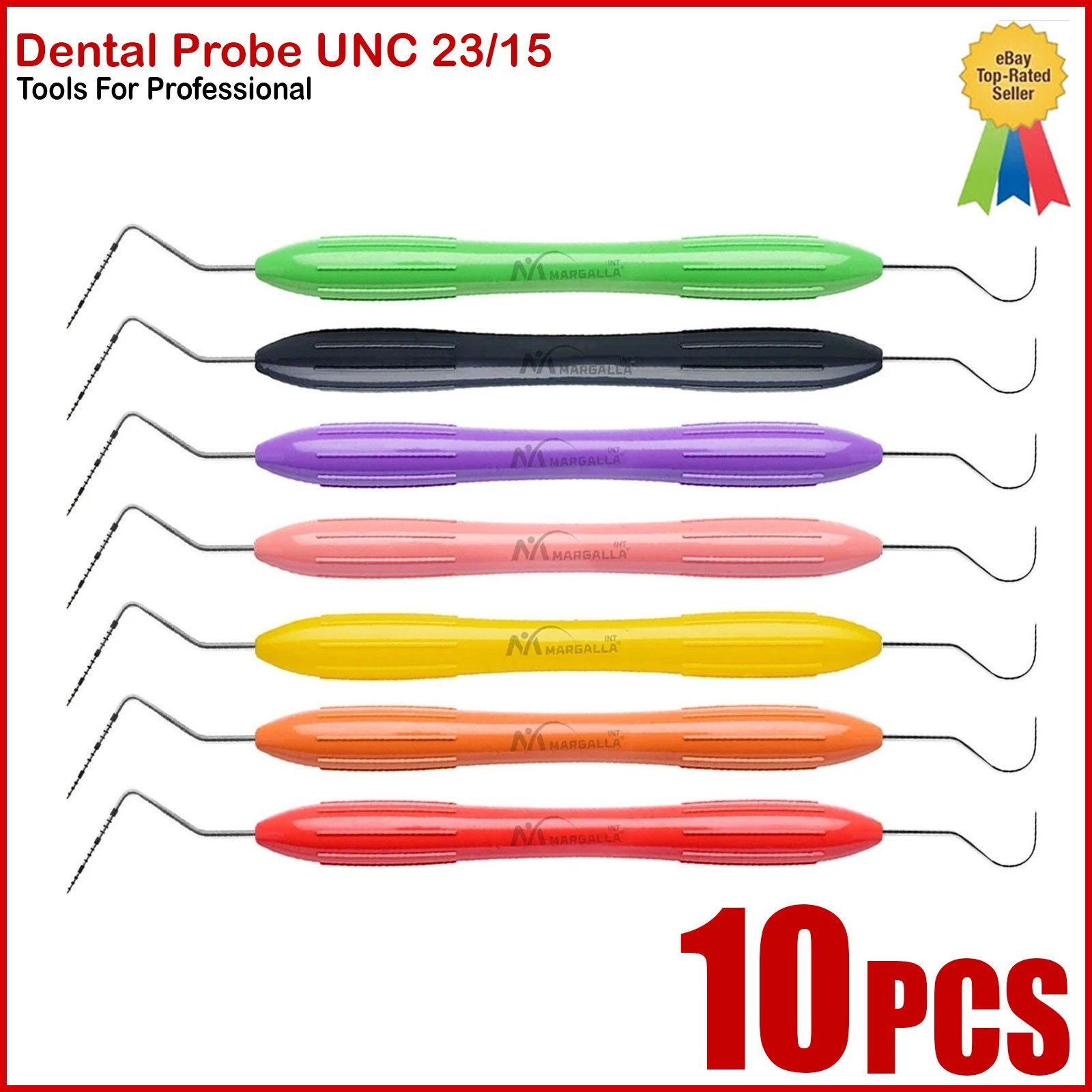 Dental Periodontal Probes UNC 23/15 Explorer Instruments Silicone Handle