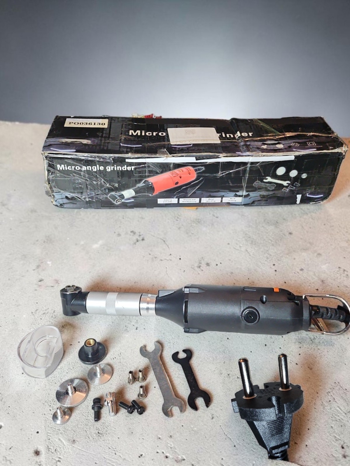 Angle Electric Polisher Need  Outlet Adapter Grinding Polishing Cutting Sanding