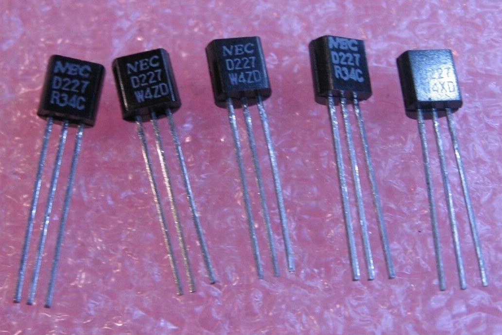 2SD227 D227 NEC NPN Silicon Small Signal Transistor Si  - NOS Qty 5